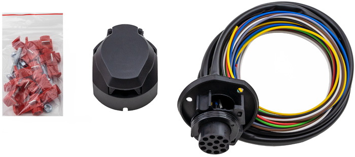 aansluitset trekhaak kabelset 13 polig Volvo 850, S70, V70 (-2000), V70 XC (-2000) S40 V40 en overige modellen