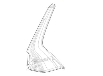 Achterlicht xc60 rechts achter 2018+ (31420428)