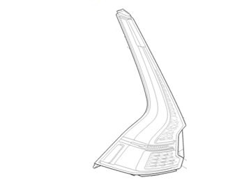 Achterlicht xc60 links achter 2018+