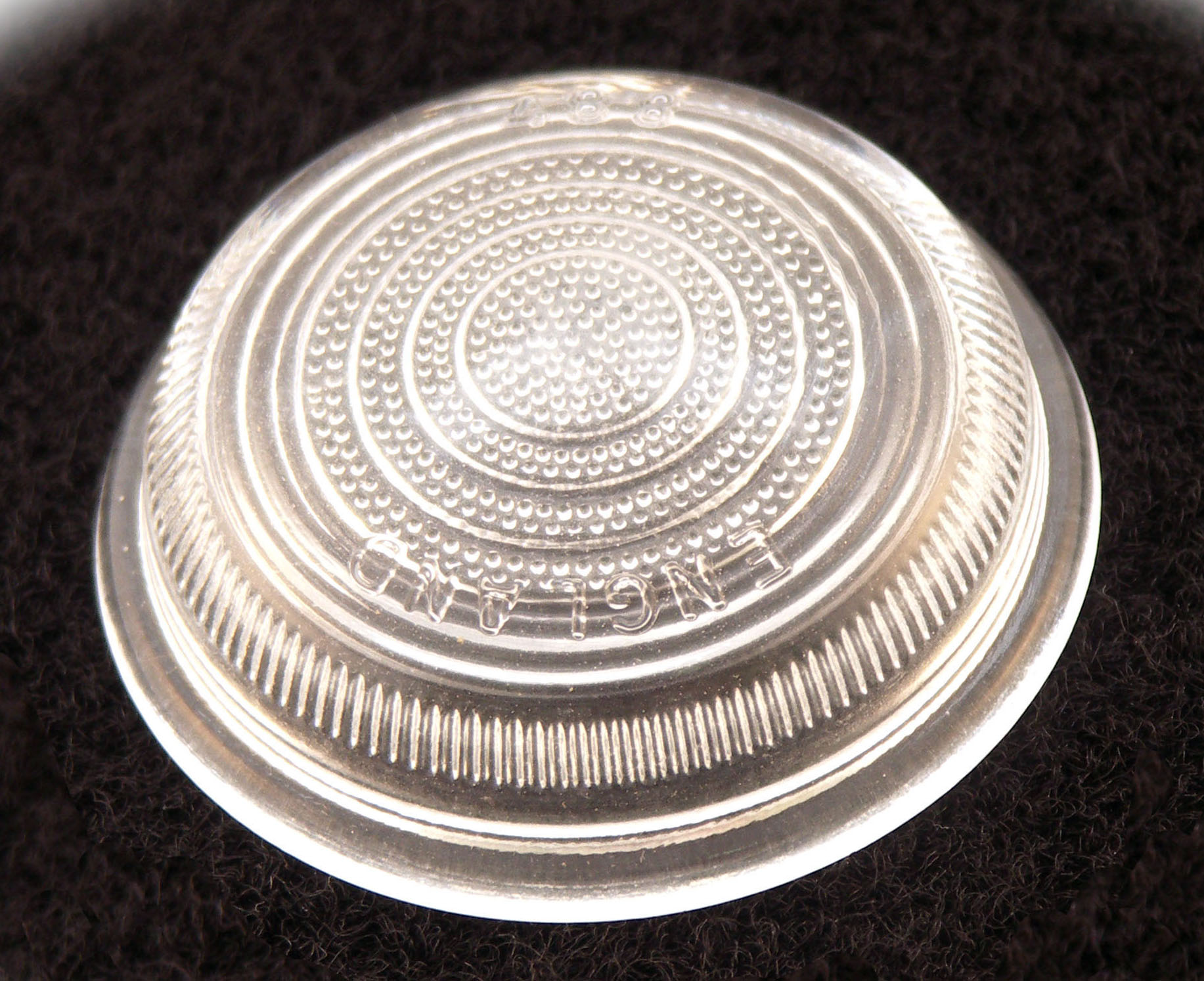 [651962]  Volvo Glasblinklys PV444 1957 +PV544+Duett B16 klar venstre eller højre Volvo varenummer 651962