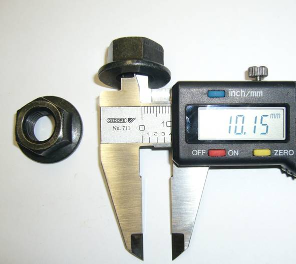  Volvo møtrik til 955355-955356 (971099) Volvo varenr. 946034