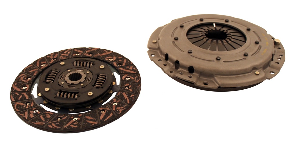  Volvo Koblingssæt 240+740 diesel D24 -1987 +940 alle dieselmotorer op til 95 228mm (plade + trykgruppe) 22 splines Volvo varenummer 271265