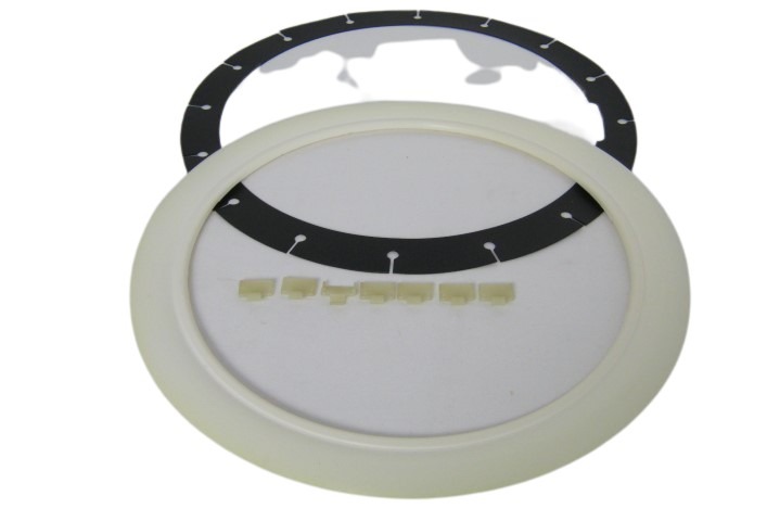 [21514]  Volvo Hvide dæksider passer til hjulkapsel 71414 Volvo varenummer 21514