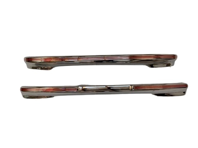  Volvo kofanger PV444A bag i poleret rustfrit stål Volvo varenummer 86564