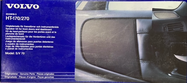  Volvo Højttalersæt Højttaler Basissæt Volvo S70 V70 Volvo Varenummer 3533918