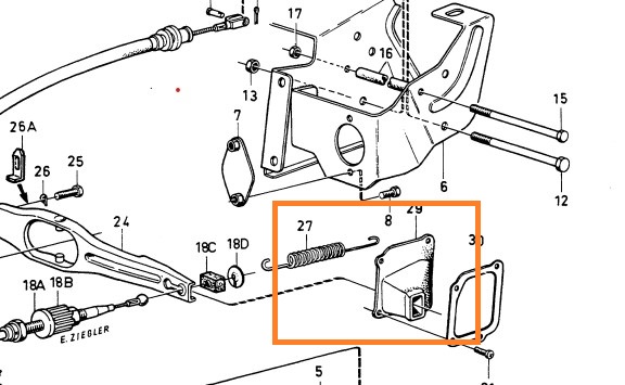  Volvo støvdæksel gummigaffel 240 koblingsindløb 240 M40 M41 Volvo varenummer 381270
