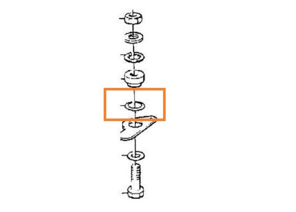  Volvo Afstandsskive afstandsskive164 240 140 inklusive motorhjelm Volvo varenummer 685873