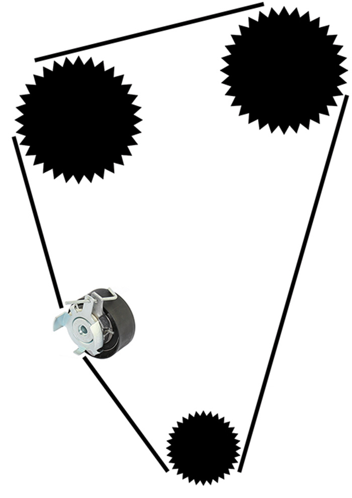  Volvo tandremssæt S40 C30 V50 1.6 Volvo varenummer 21430031