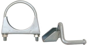  Volvo Udstødningsbeslag klemme bagpotte S80 V70 S60 XC70 reparationsklemme til når bagstøtten er væk Volvo varenummer 25432665