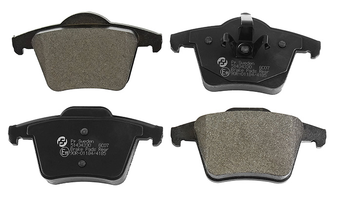 Volvo Brake pad set rear XC 90 OEM ref 274512 274528 30793093 Volvo part no 274330_B