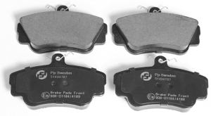Volvo Brake pads front OEM ref  33440611  3344787  33447871  480  440  460 Volvo part no 3344061_B