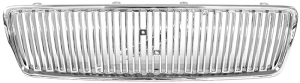 Volvo Grille S80 chrome frame grey stripe S80 Volvo part no 9154736_B