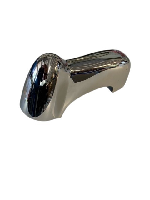 Volvo Bumper horn PV444 -ch 173459 right stainless with nr plat illumination between Volvo part no 89494S