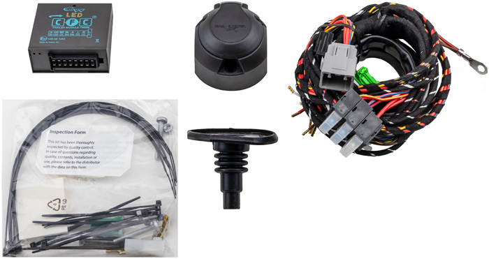 Volvo 13 pin cable set tow bar S80 2006+ V70 2008+ Volvo part no 8943L20T