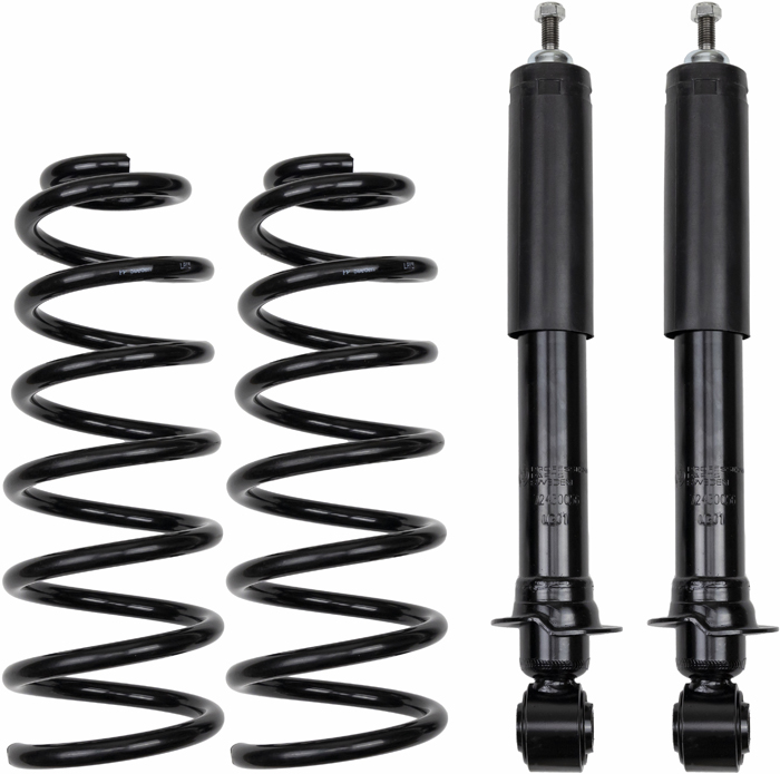 Volvo shock absorber conversion set with wire spring XC70n XC70ii 2000-2007 Nivomat to standard conversion set HD shock absorbers Volvo part no 72430057C_B