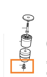  Volvo bagaksel kofanger gummi 850 S70 V70 C70 monteringsklips Volvo varenummer 9157631