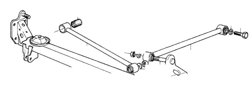  Volvo Panhard stang 440 460 brugt tilgængelig Volvo varenr. 3419865