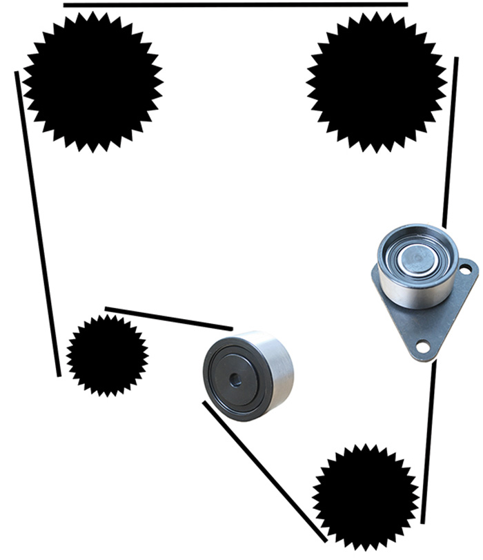  Volvo Tandremssæt VOLVO 960 Volvo varenr. 21430021
