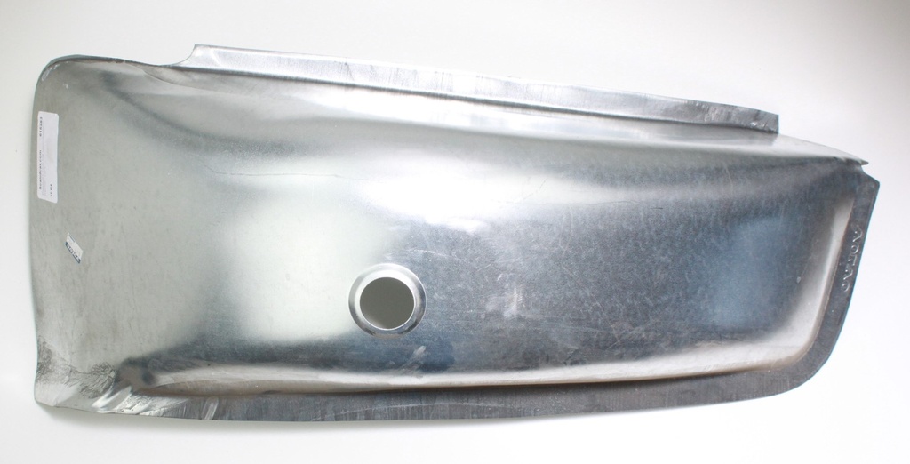  Volvo Plademetal 140+164 Reservehjulsbrønd Højre -1973 Volvo varenummer 615283