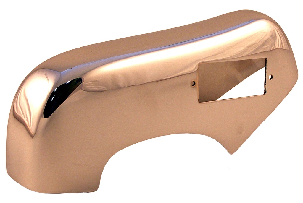  Volvo Kofangerroset PV444+PV544 1957+ venstre bag krom Volvo varenummer 657385