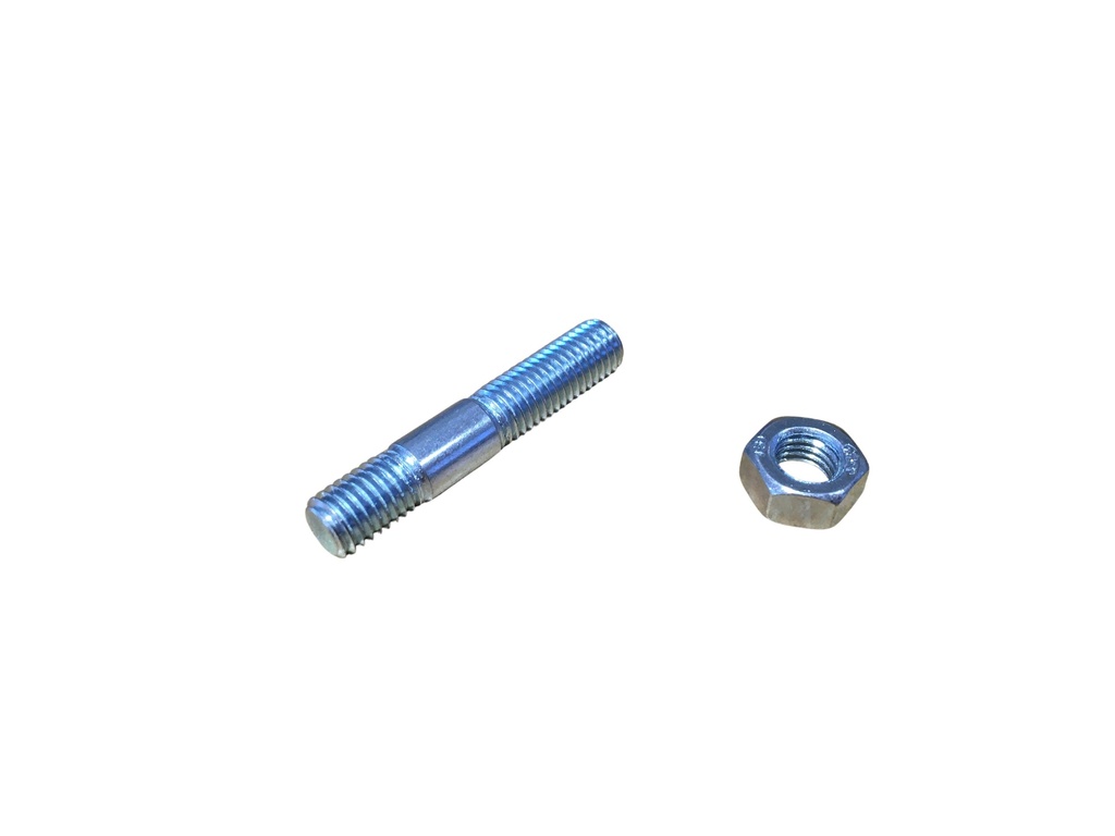 Uitlaatspruitstukbout en moer - M7 40mm