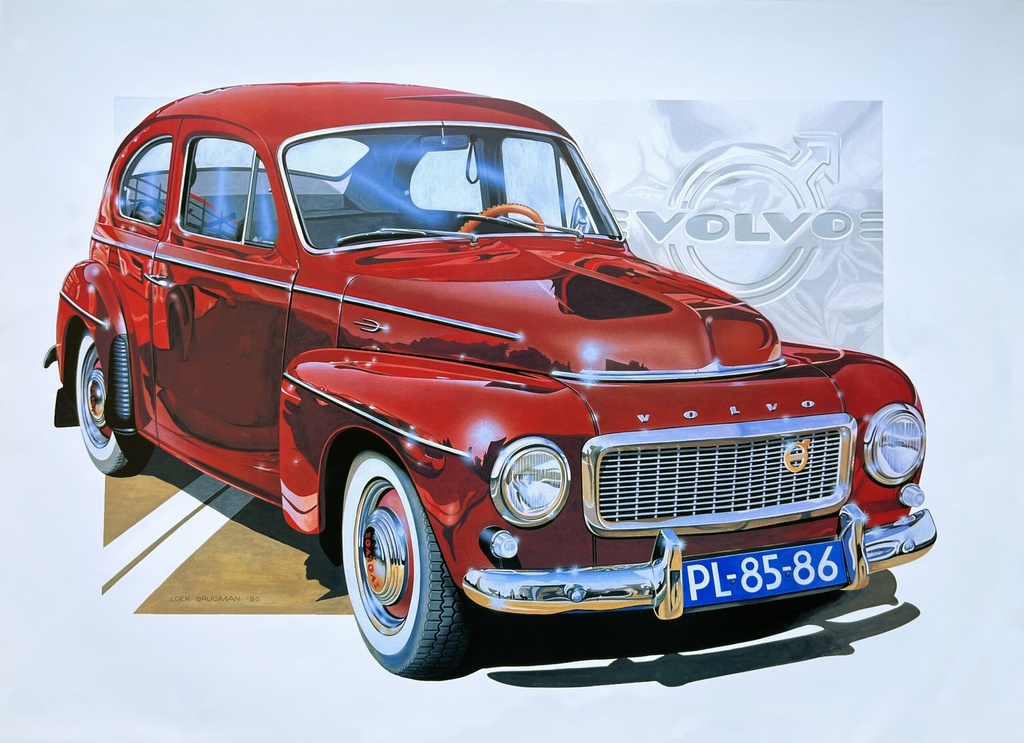 Poster PV airbrush PV544 retro poster