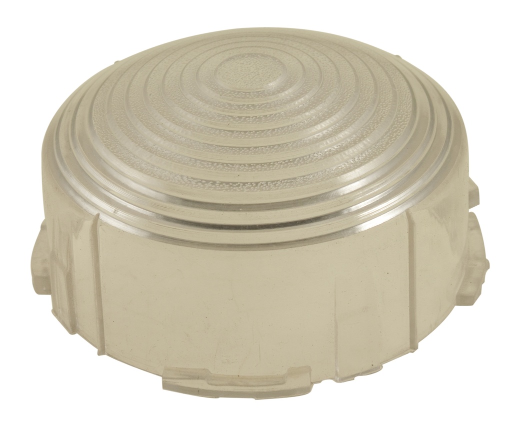 Volvo Glas blinklys P1800 klart glas chassis nr. -6000 blinklysglas original Volvo Lucas venstre eller højre kan bruges Volvo varenummer 664590