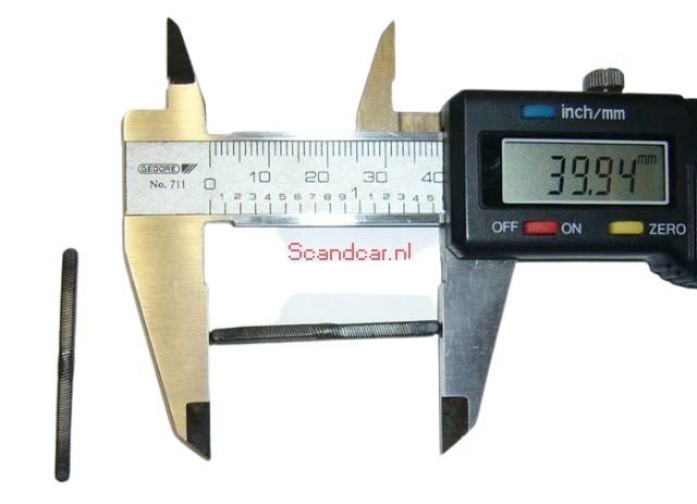  Volvo kilometertællerstift udskiftet med 1212553 Volvo varenummer 666974