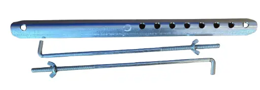 [80518]  Volvo Batteriholder krogbeslag Amazon+PV sæt med 2 stk. (663421) universal batterimontering Volvo varenummer 80518