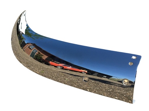 [651838S] Volvo Bumper PV444+PV544 1954+ rear right stainless steel Volvo part no 651838S