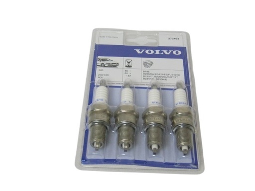 [272464] Volvo Tændrørssæt 360+240 740 940 B19E B200EEA/EE/EO/ES/F.B172K B230F(T) B200/204/E/GT/FT B234F/ original VOLVO se 1346541 Volvo varenummer 272464