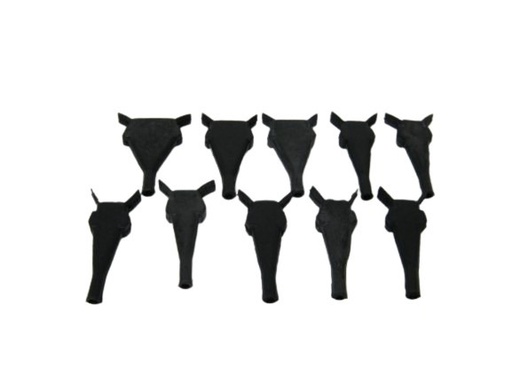 [943693SET] Volvo Rubber cover injector (set 7x2 2x3 1x4 pole) P1800E+ES+140 without Volvo logo Volvo part no 943693SET