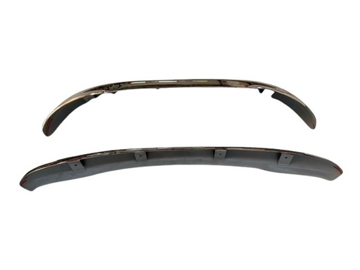 [86563]  Volvo kofanger PV444A front i poleret rustfrit stål Volvo varenummer 86563