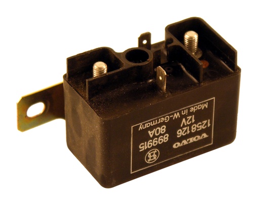 [1258126] Volvo Relæ køleblæser aircondition 240+740+780-1991 og diesel gløderør glødespole Volvo varenummer 1258126