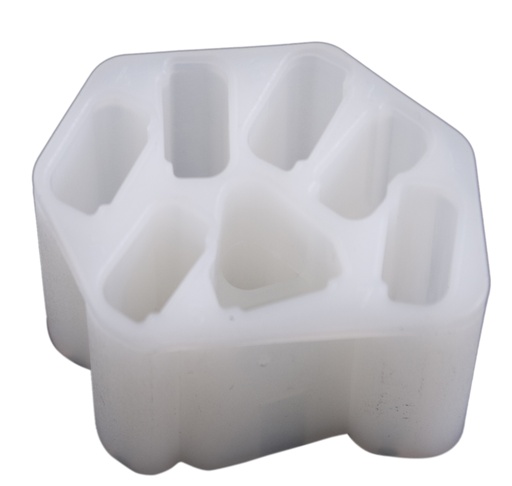 [1307600]  Volvo Isoleringsholderhus stik ledningsnet 7-benet 240 260 740 760 780 940 940 SE 960 S90 V90 -1991. 1992-. 940. 940SE. 960 Volvo varenummer 1307600