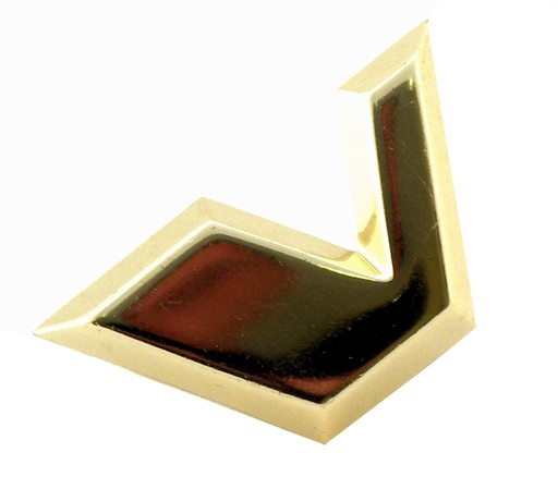 [658789]  Volvo Bogstav V motorhjelm Amazon+P1800+PV544 guldfarvet emblem Volvo varenummer 658789