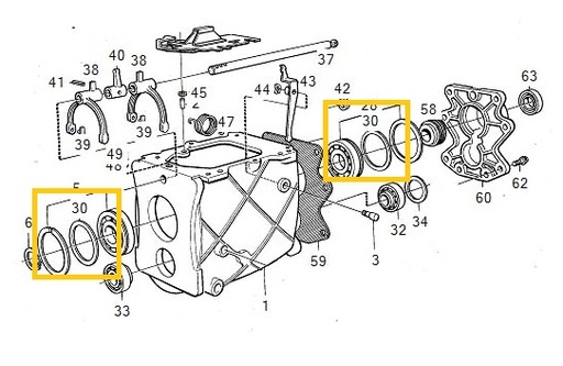 [948009]  Volvo Shim 0,75 mm gearkasse M45 M46. M47. 240 260 740 760 940 940 SE 960 Volvo varenr. 948009