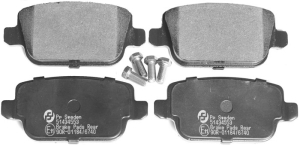 [1439867_B] Volvo brake pads rear OEM ref 1459408 1477803 30794553 V70 Xc70 S80 Volvo part no 1439867_B