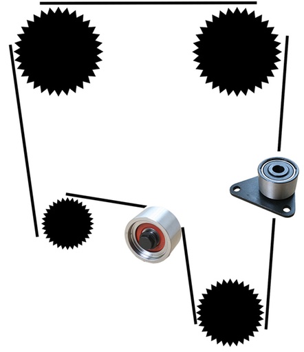 [21430011]  Volvo tandremsæt 850 Volvo varenummer 21430011