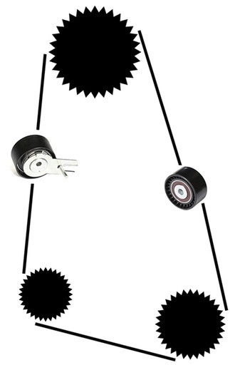 [21430034]  Volvo tandremssæt S80 C30 S40 V50 V70 1.6 diesel Volvo varenummer 21430034