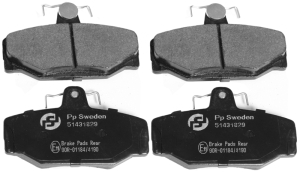 [270923_B] Volvo Brake pads rear OEM ref  2709236  271573  2715738  271829  2718294  271958  2719581  272291  2722 960  740  760  940  V70  V90  S90  850 Volvo part no 270923_B