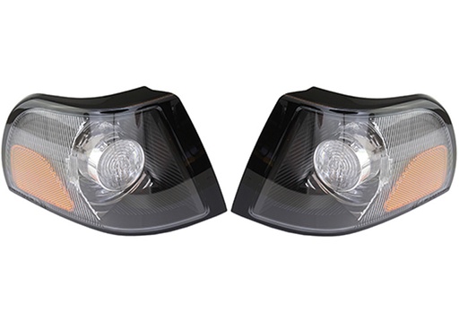 [35437050]  Volvo Blinklys sort base USA Venstre og højre sæt V70 S70 blinklys bylys Volvo varenummer 35437050