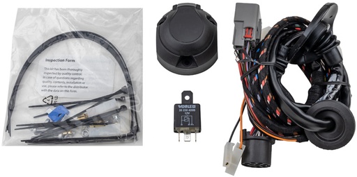 [8943L19E1] Volvo 7 pin cable set tow bar S60 with module 2004-2010 Volvo part no 8943L19E1