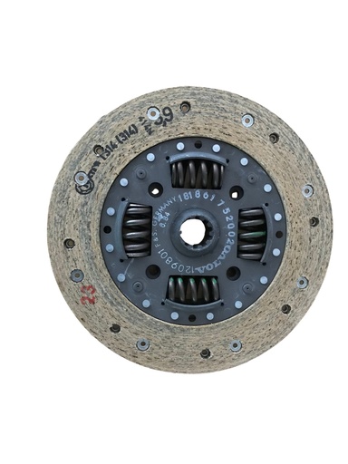 [1209801] Volvo Koblingsplade 240+260 1974-1980 M45 +M46 B27 grove noter (381297) 10 noter NOS Volvo varenummer 1209801