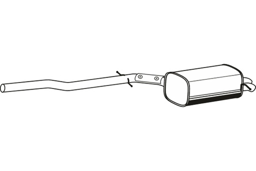 [P7878] Volvo Muffler Volvo XC90 2003-2006 Volvo Part No. P7878 Product for Volvo