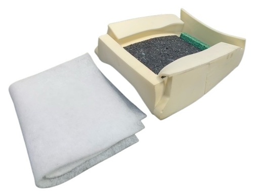 [1360253]  Volvo Sædepolstring Skum 240 Ryg -1986 Skumgummipolstring Volvo varenummer 1360253